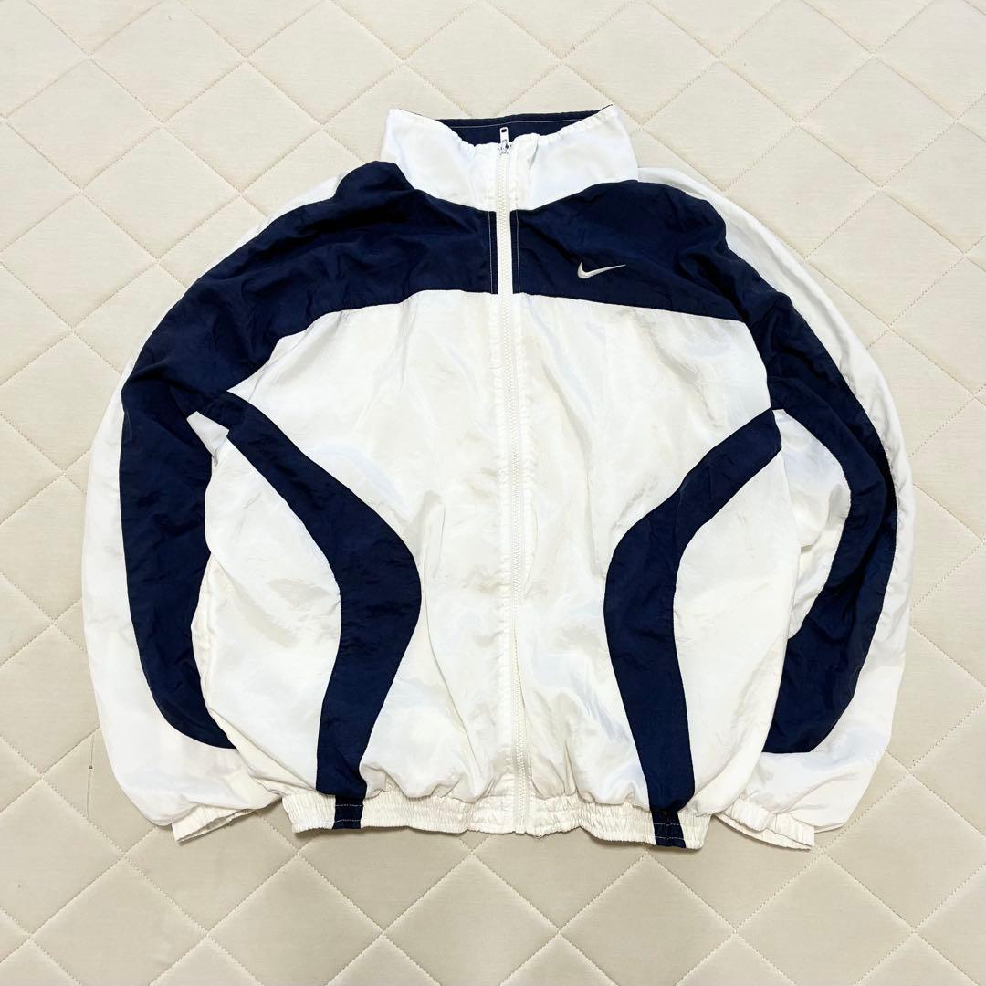 90s ナイキ 菅田将暉着用 同モデル ナイロンジャケット 白タグ 刺繍