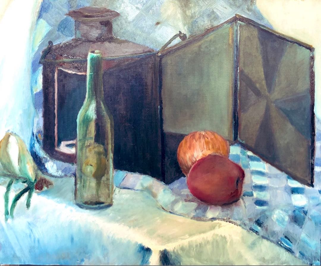 絵画　一点物　油絵F20号　静物　micchan作 絵画 一点物 油絵F20号 静物 micchan作 美術品・アンティーク