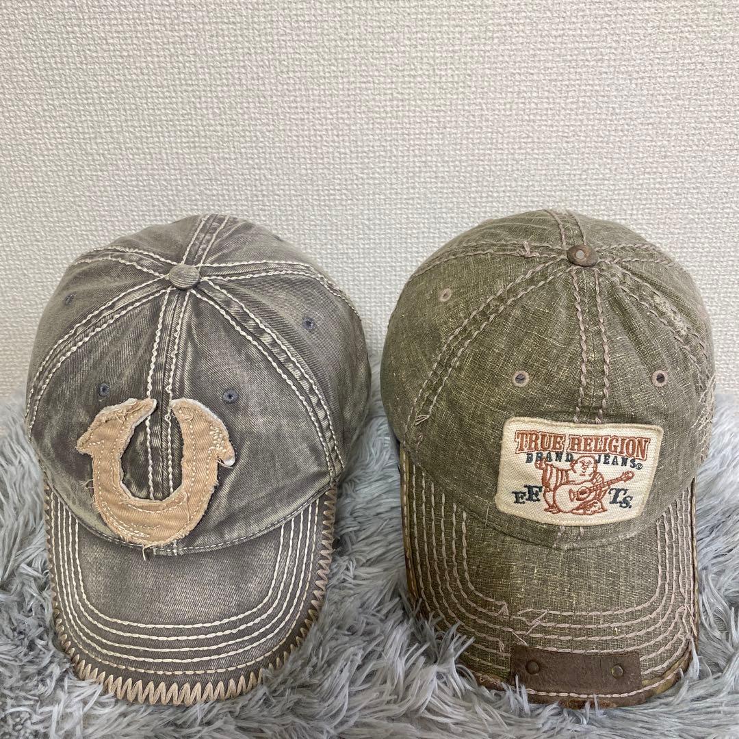 トゥルーレリジョン TRUE RELIGION キャップ 2セット - メルカリ
