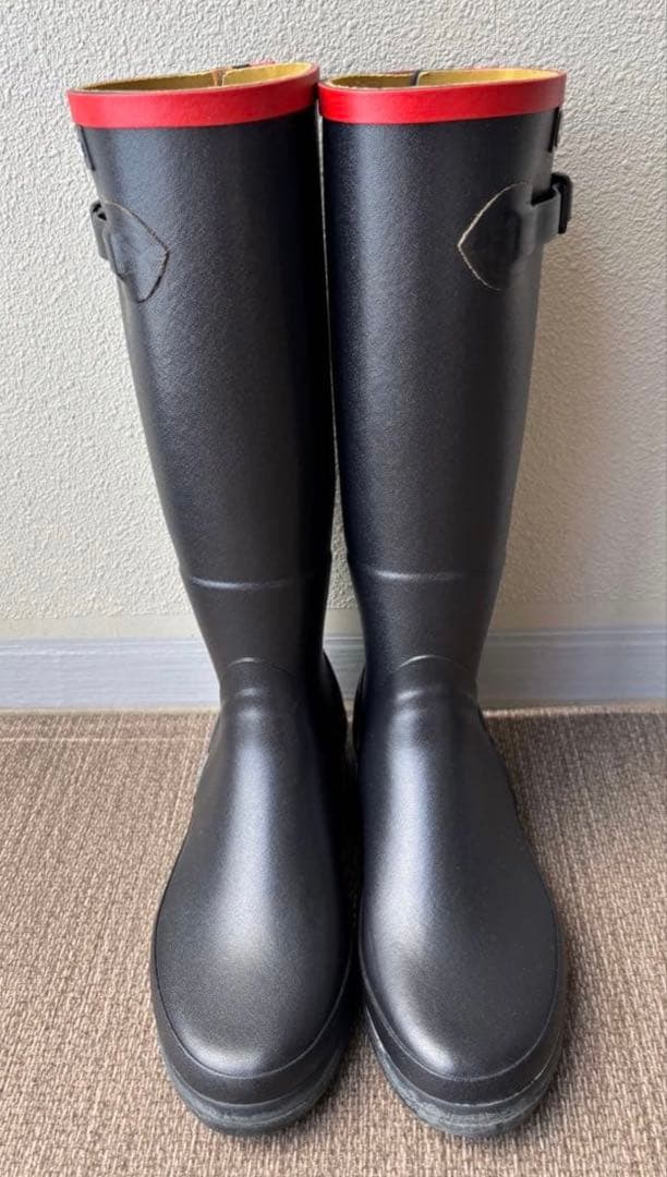 しんママ様専用】AIGLE☆エーグル☆ネイビーレインブーツ/雨靴/長靴〜37〜