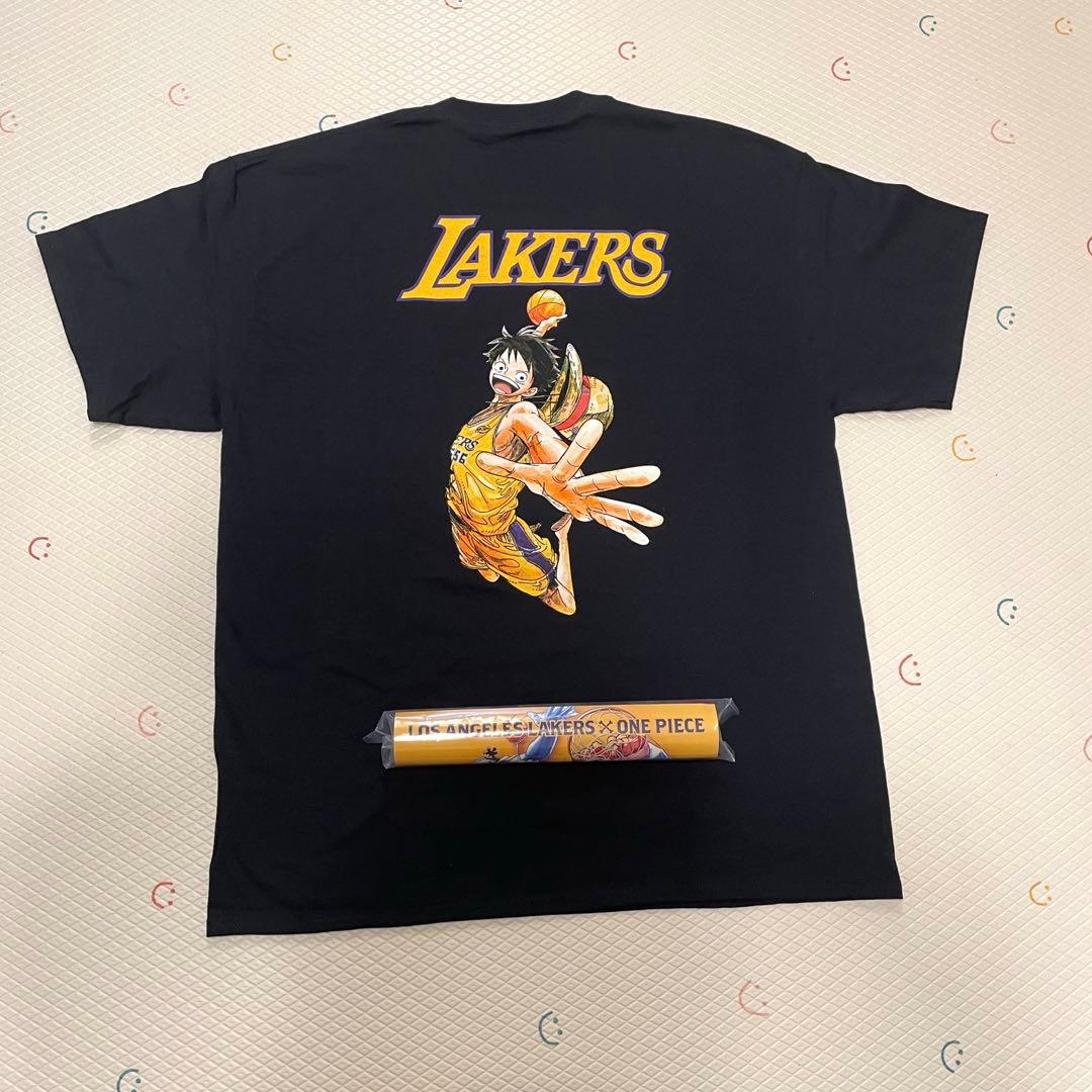 ONE PIECE ×LAKERS コラボ Tシャツ 未使用 ワンピース - メルカリ