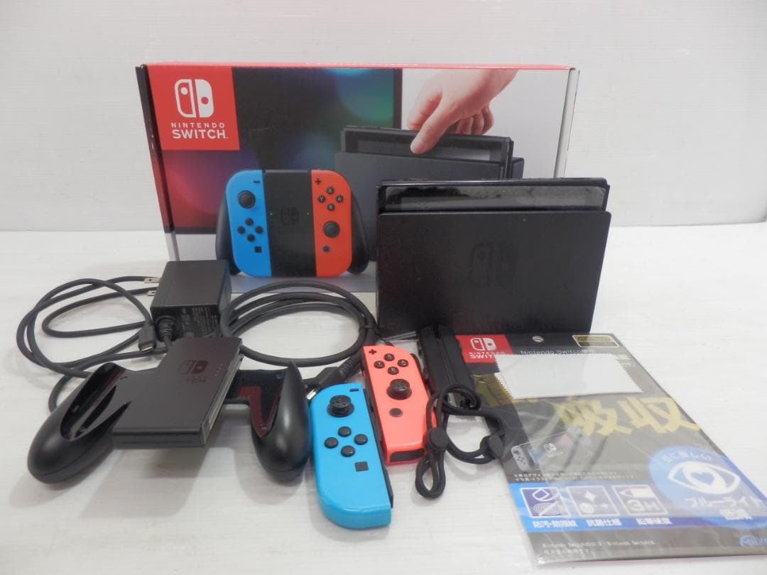 Nintendo Switch 任天堂 本体 ネオンブルー ネオンレッド 箱付き Nintendo Switch ネオンブルー・ネオンレッド 任天堂 ゲーム機 本体