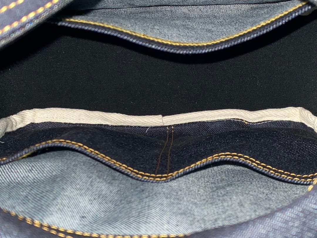 ハンドメイド☆岡山デニム♪ステンシル♪トラ猫☆リュック対応☆ミニ