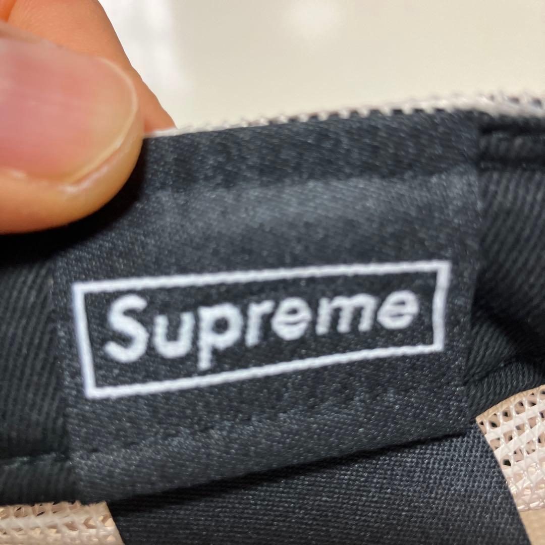 帽子 Supreme BoxLogo cap mesh back \"Stone\"