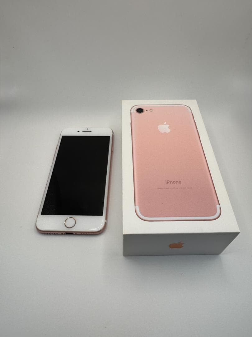 ジャンク品】iPhone 7 Rose Gold 32GB 日本版 箱付き - メルカリ