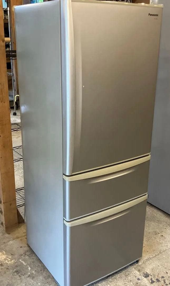 パナソニック 2009年製 320L大型冷蔵庫 NR-C328M-S