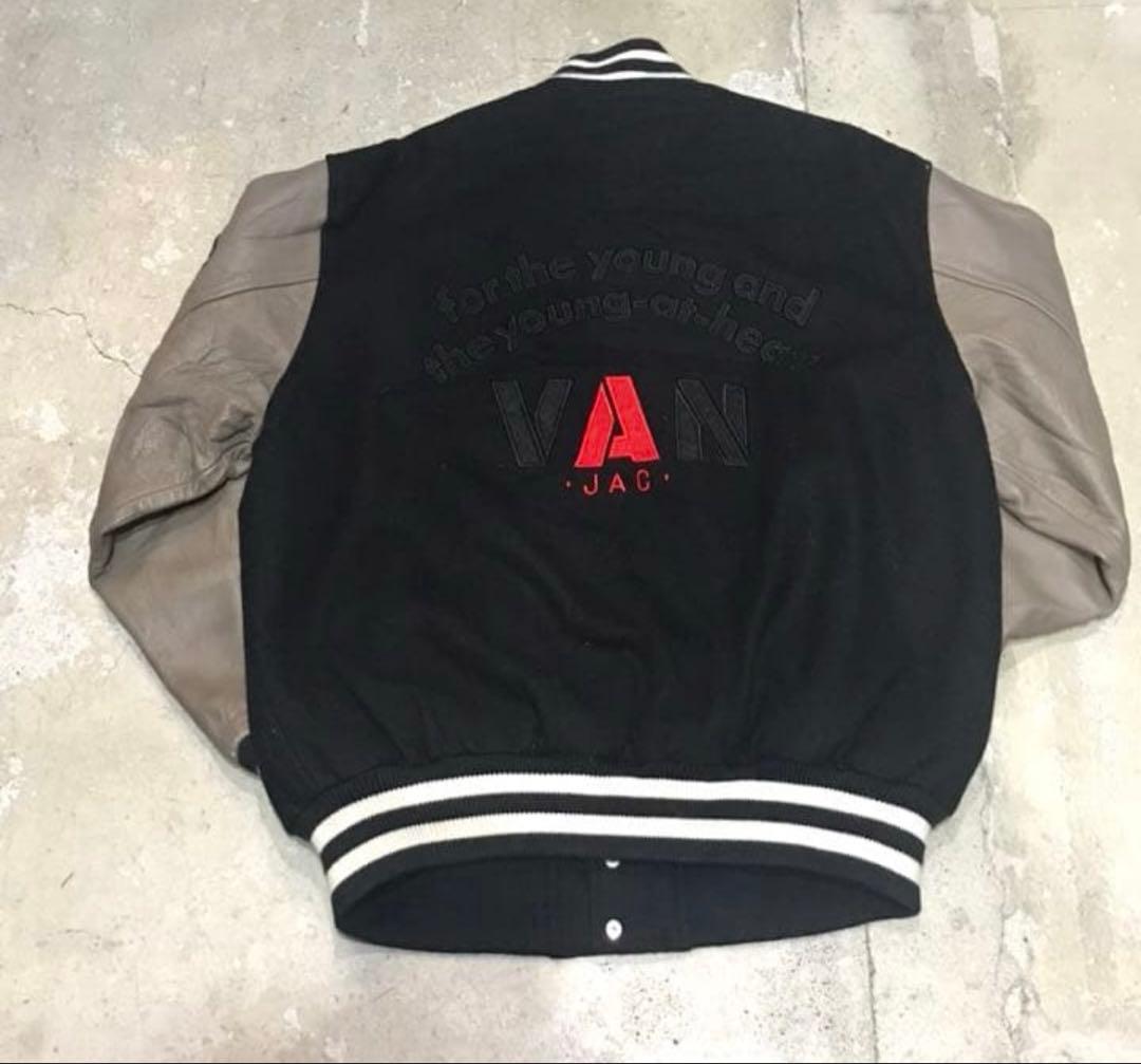 vanjacket ヴァンヂャケット van ヴァン スタジャン レザー 白タグ