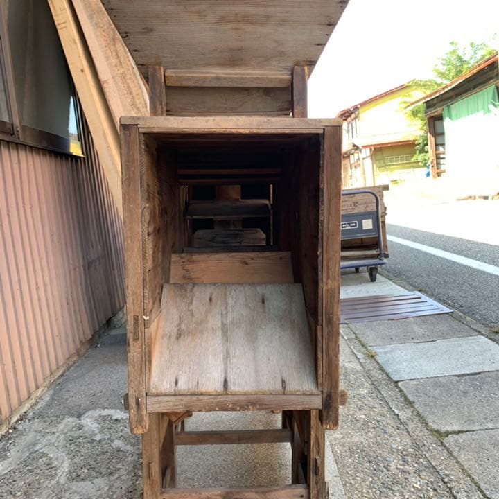 唐箕 木製の脱穀機 no.1 飛騨の農機具 - メルカリ