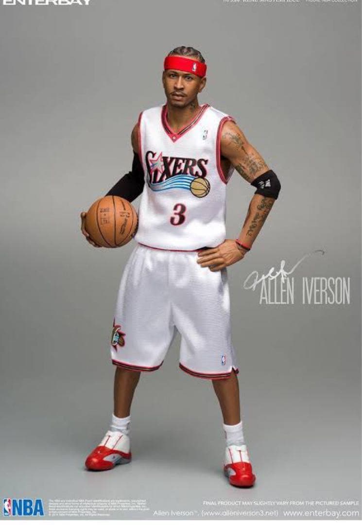 エンターベイ　1/6 アイバーソン　フィギュア　欠品あり