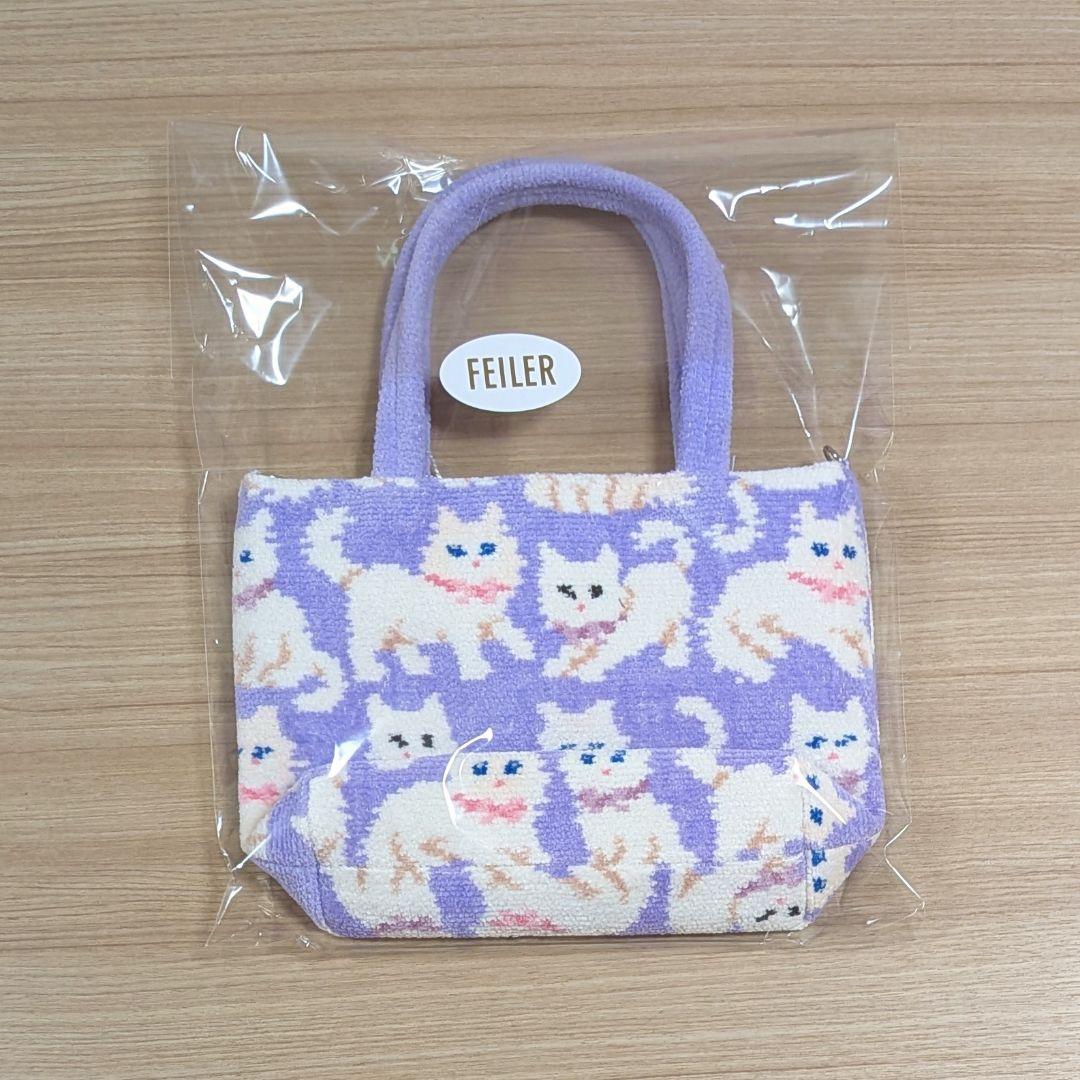 未開封 モフモフネコチャン バッグ ペールパープル WEB限定 - メルカリ