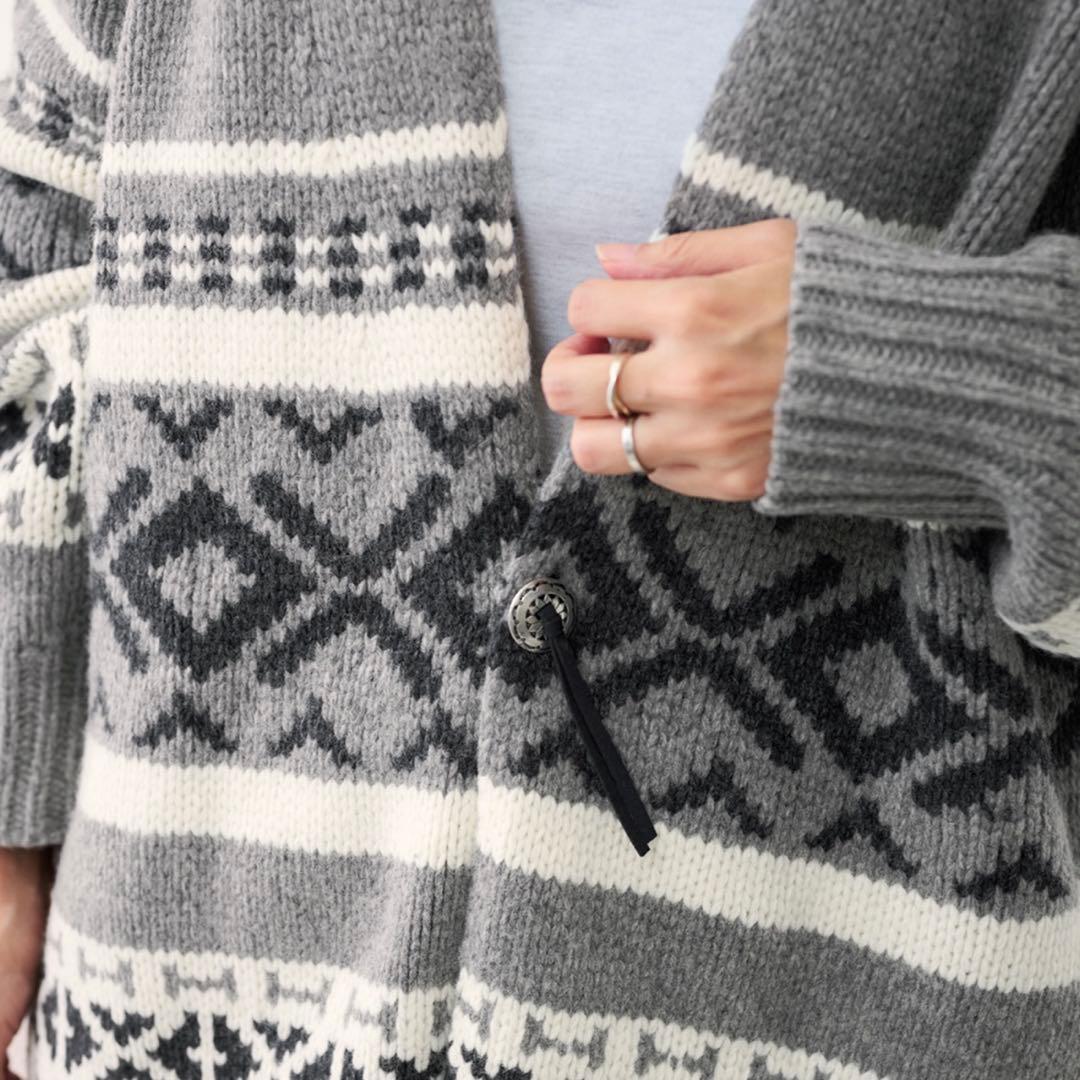 《超美品》FRAMeWORK Spick &Span ジャガードカーディガン