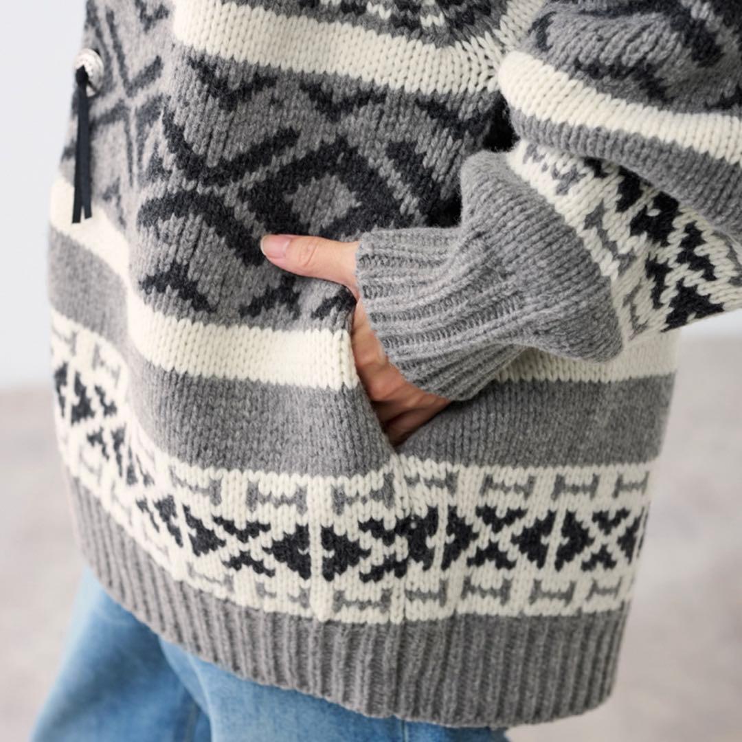 《超美品》FRAMeWORK Spick &Span ジャガードカーディガン