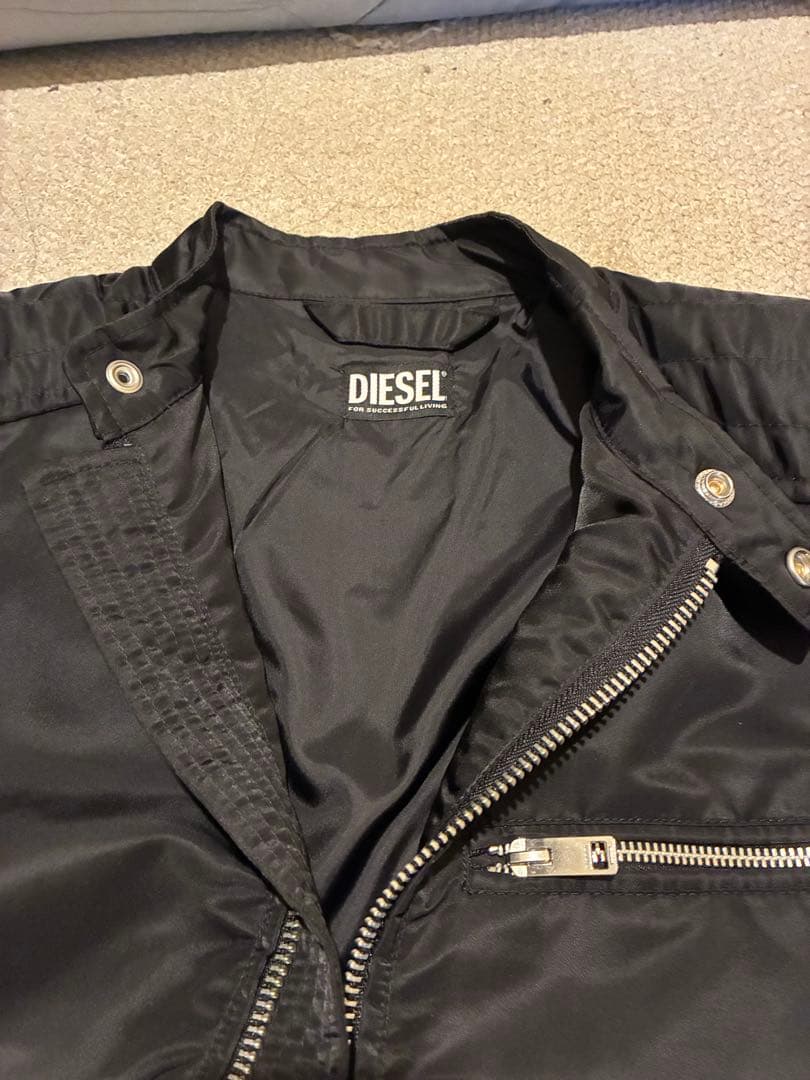 DIESEL 池田エライザ着用モデル ナイロンライダースジャケット Lサイズ