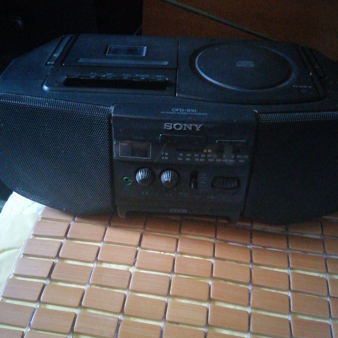 ジャンク SONY ソニー ラジカセ CFD-S10 - メルカリ