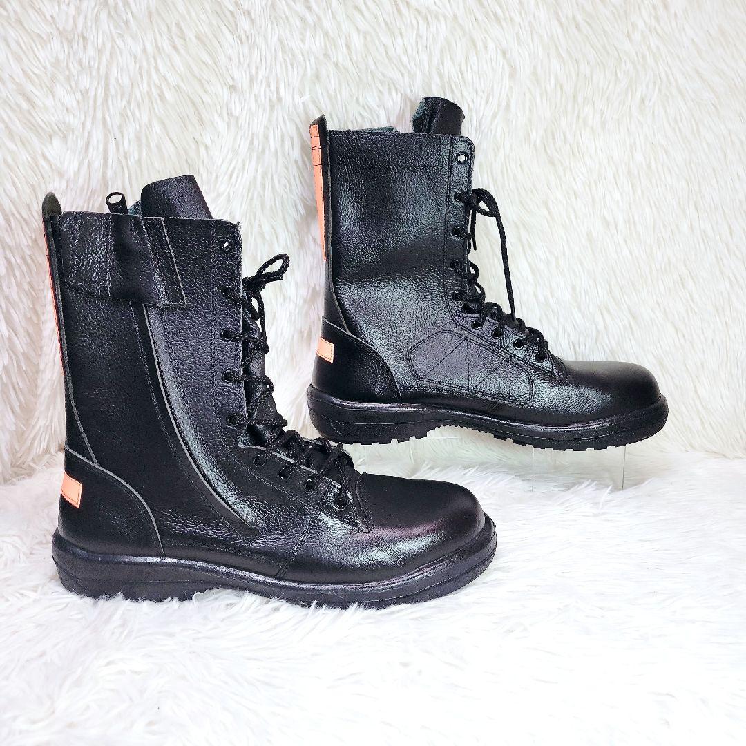 美品✨ミドリ安全 ラバーテック 静電安全靴 編上 ワイド先芯 耐滑