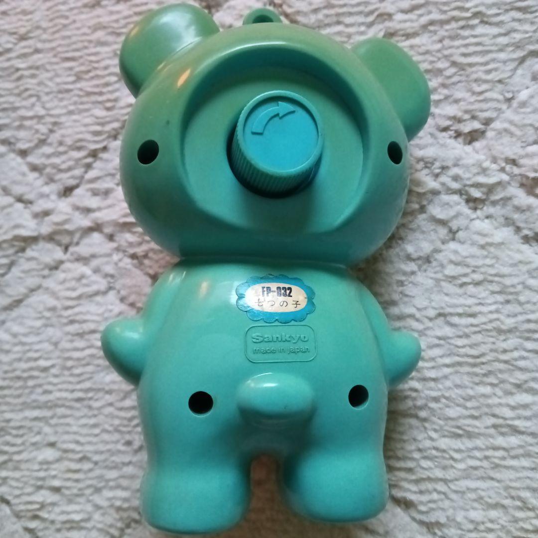 昭和レトロ オルゴール クマ ブルー Sankyo サンキョー - メルカリ