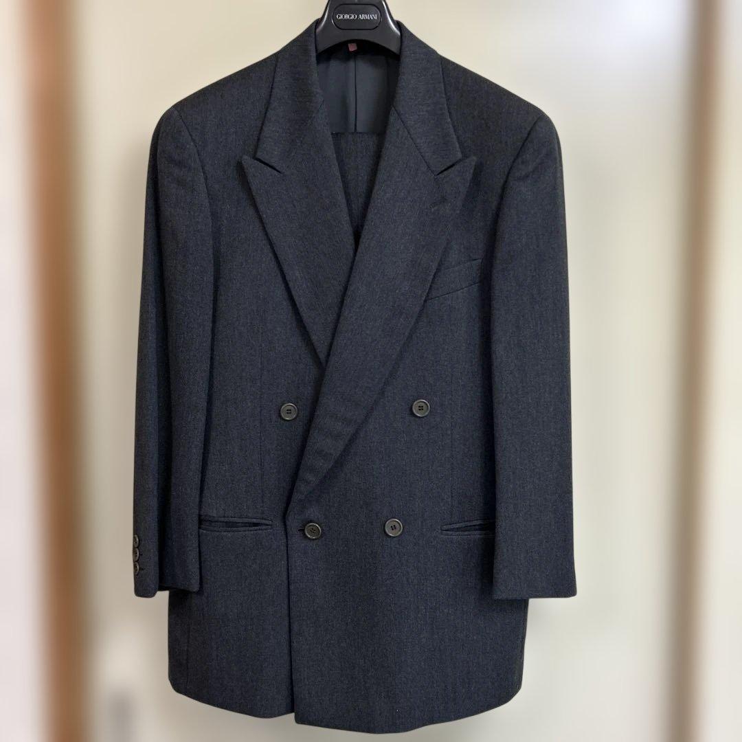 GIORGIO ARMANI スーツ セットアップ ハンガー付き 90s