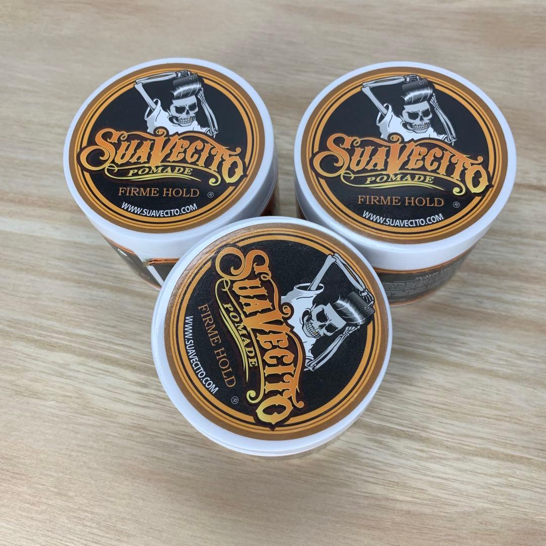 Suavecito Firme Hold 3個セット Suavecito Original Hold Pomade 3 Pack Bundle 4 oz. Cans