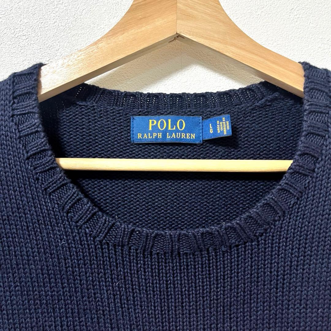 《Polo Ralph Lauren》Iconic Flag Sweater L