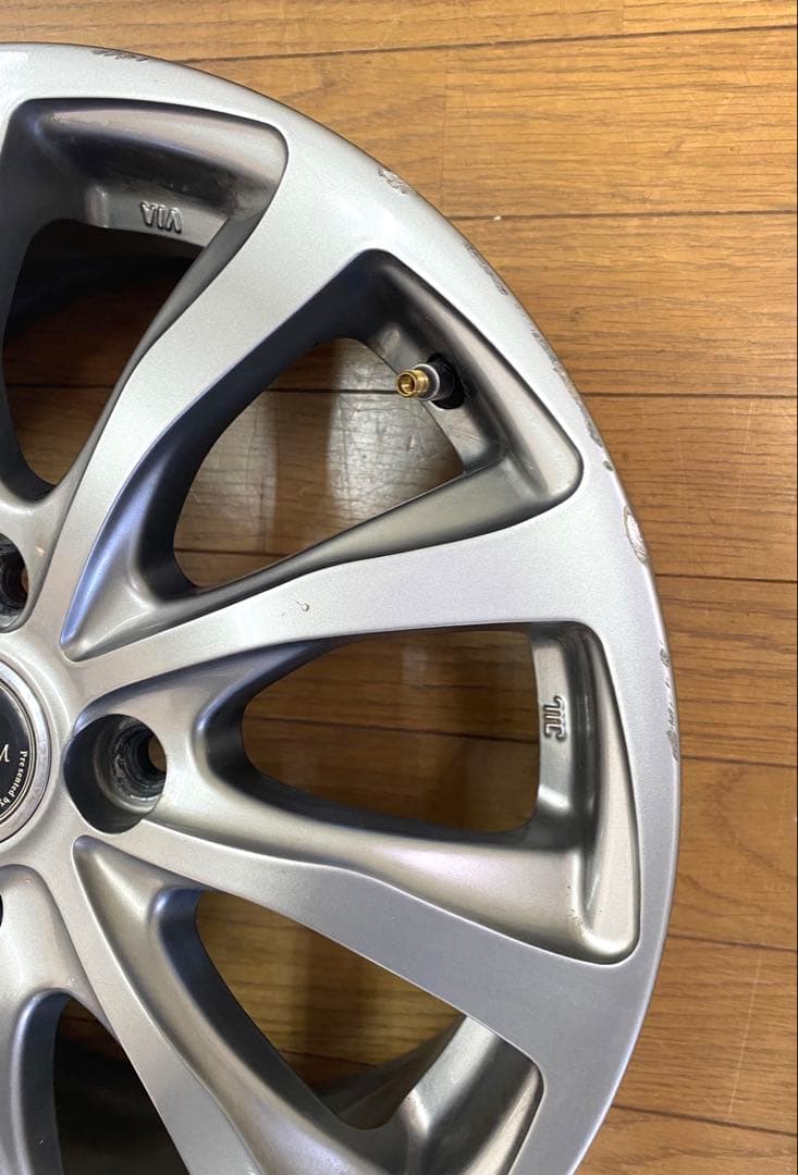 アルミホイール ブリヂストン バルミナ 15インチ 5.5J オフセット50