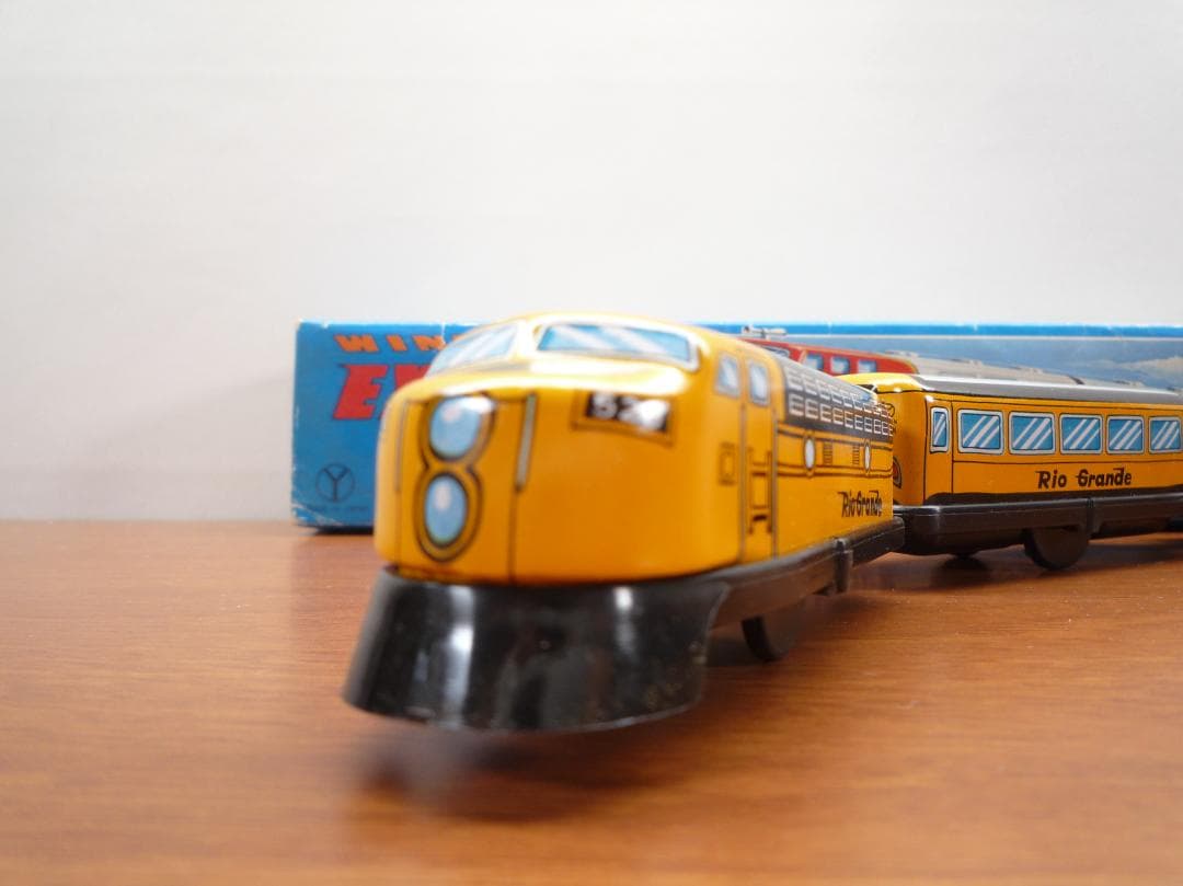 日本製 WIND-UP EXPRESS TRAINブリキ ゼンマイ - メルカリ