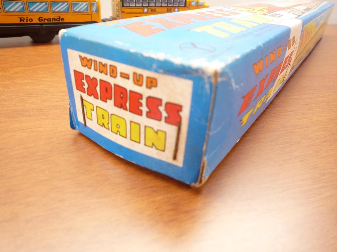 日本製 WIND-UP EXPRESS TRAINブリキ ゼンマイ - メルカリ
