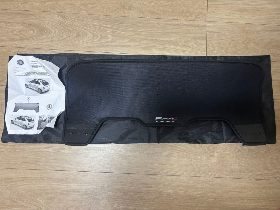 フィアット500C ウィンドディフレクター　美品 楽天市場】12/24欠品【 FIAT 純正 】ウィンドストップ 500C ウィンド