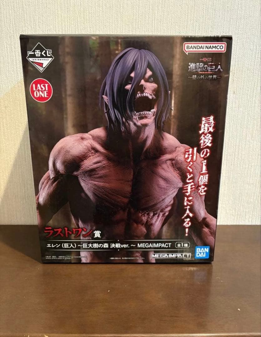 進撃の巨人 一番くじ　ラストワン賞　エレン(巨人) ラストワン賞 エレン（巨人）～巨大樹の森 決戦ver.～ MEGAIMPACT
