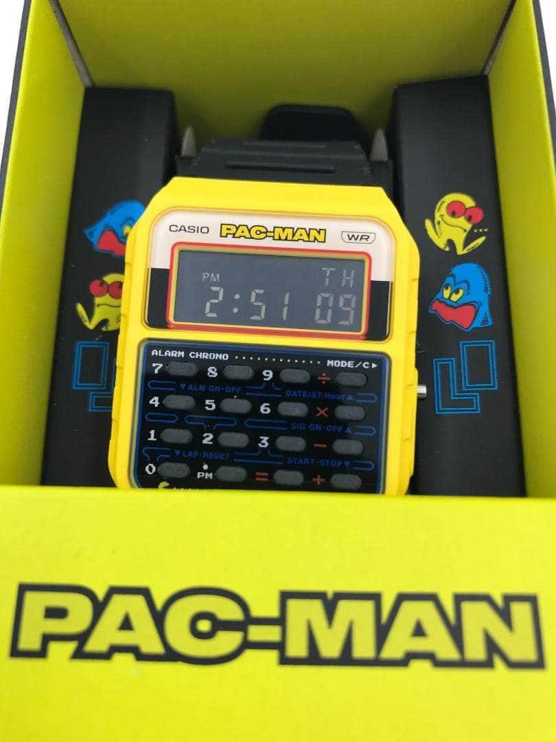 CASIO PAC-MAN デジタル腕時計 カシオのレトロなデジタルウォッチが「パックマン」とコラボ！ | GQ JAPAN