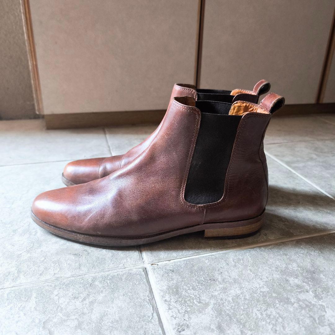 フランス bobbies サイドゴアブーツ 43 - メルカリ