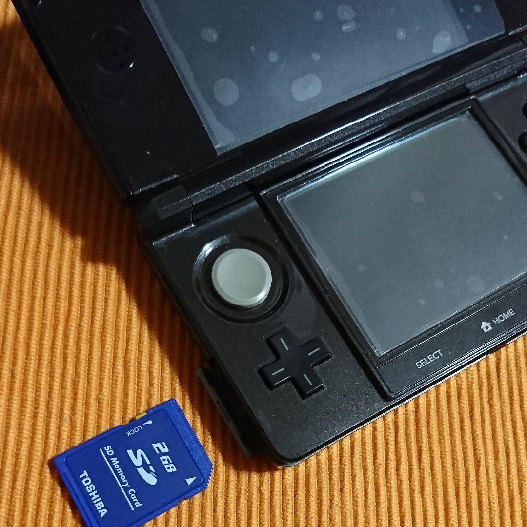 ★1722D《ニンテンドー3DS 黒系》アダプター&ケース&ペン込み