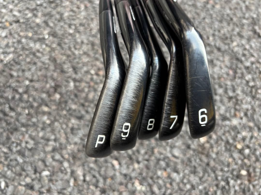 カスタムブラック仕様 ミズノプロ221アイアン 5本セット - メルカリ