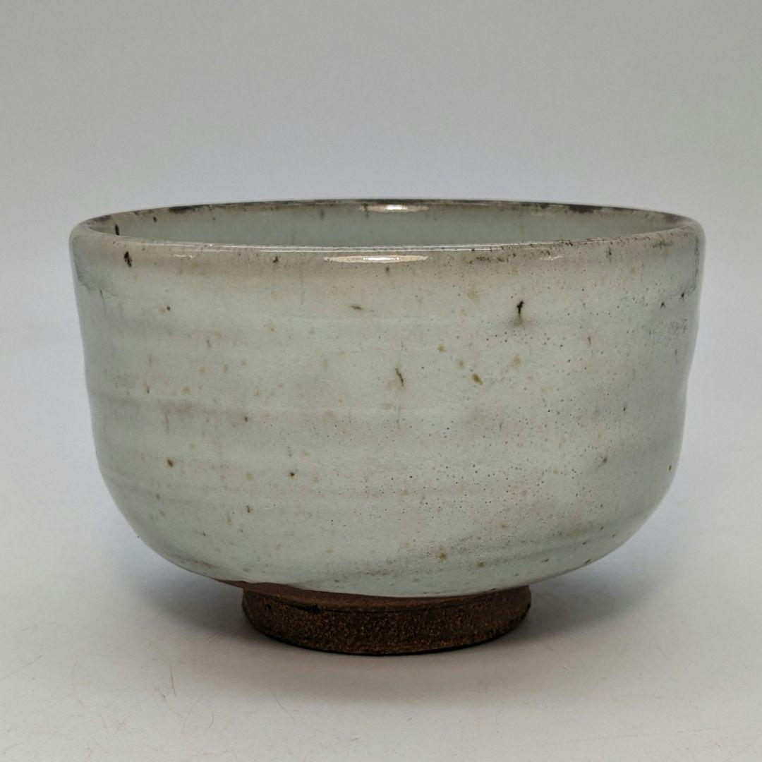 寺池静人 京焼 灰釉茶盌 共箱 清水焼 抹茶碗 抹茶茶碗 茶道具 茶器