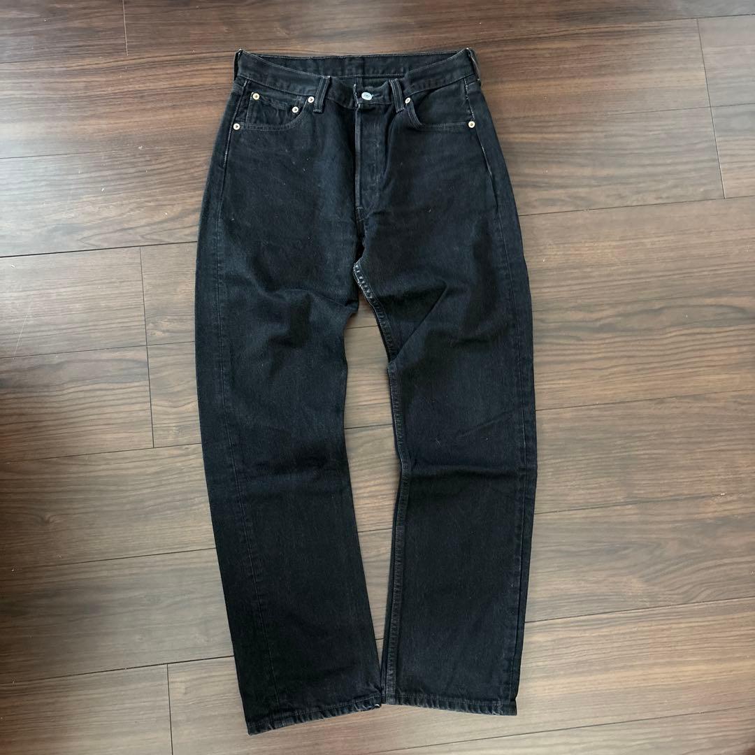 90sリーバイス501 ブラック 後染め サルファW30 L30程度 - メルカリ