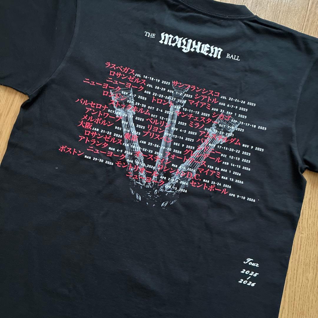 未使用品】レディー・ガガ MAYHEM 日本限定 踊るか死ぬか Tシャツ S