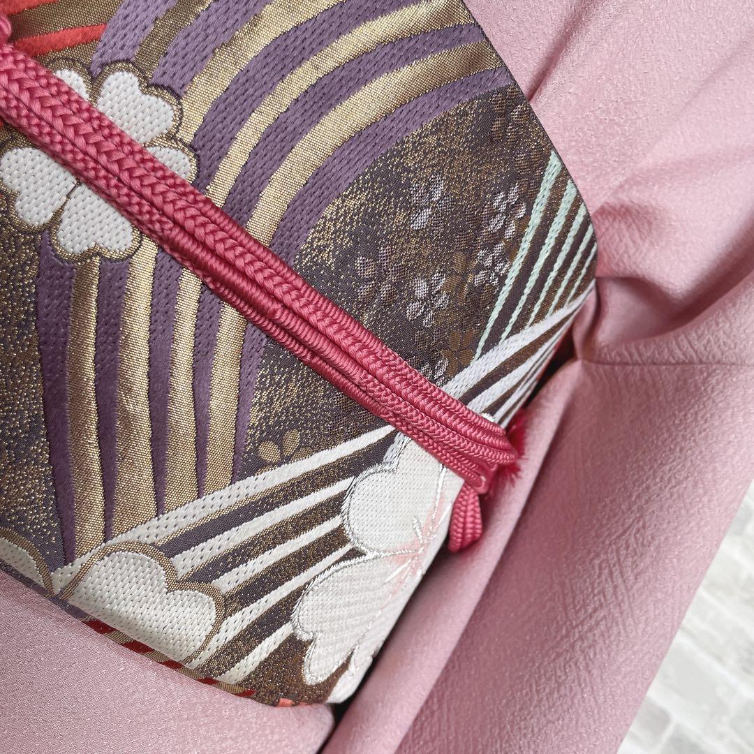 色無地 フルセット 三つ葉竜胆 紗綾形地紋 東京ますいわ屋 シンプル