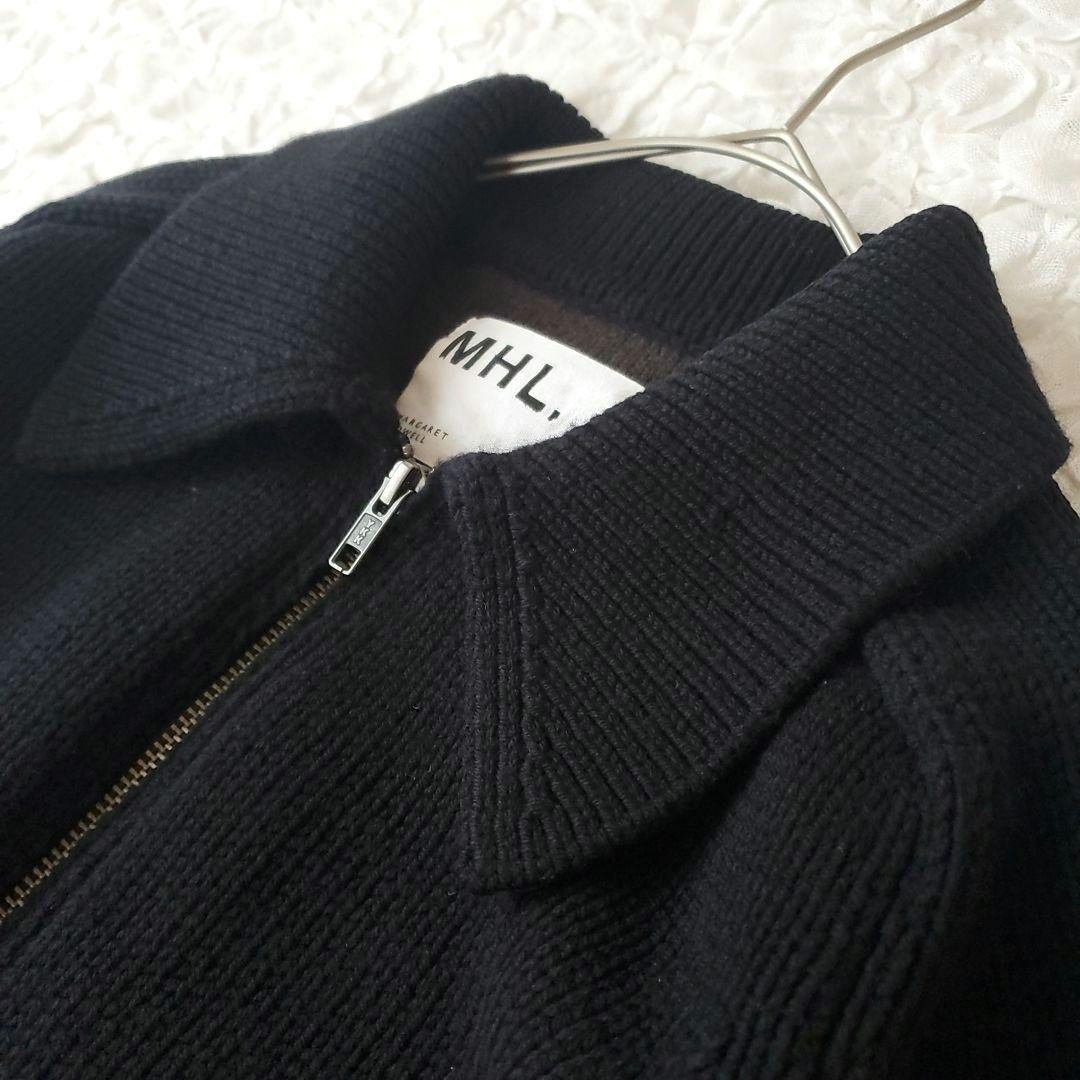 MHL マーガレットハウエル ニットジャケット ジップアップ