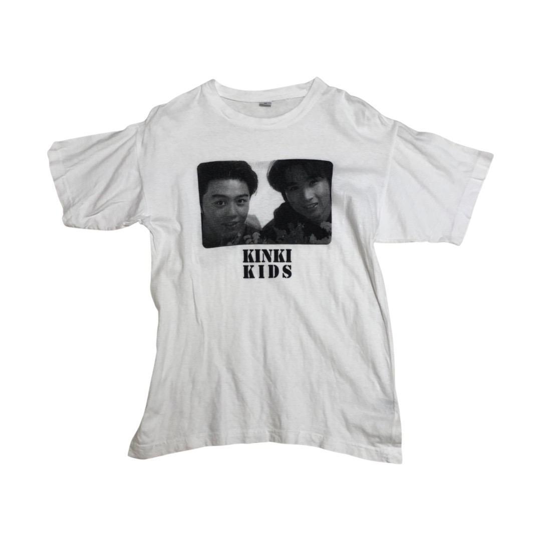 90s KinKi Kids 堂本光一 堂本剛 Tシャツ トップス 白 ホワイト - メルカリ