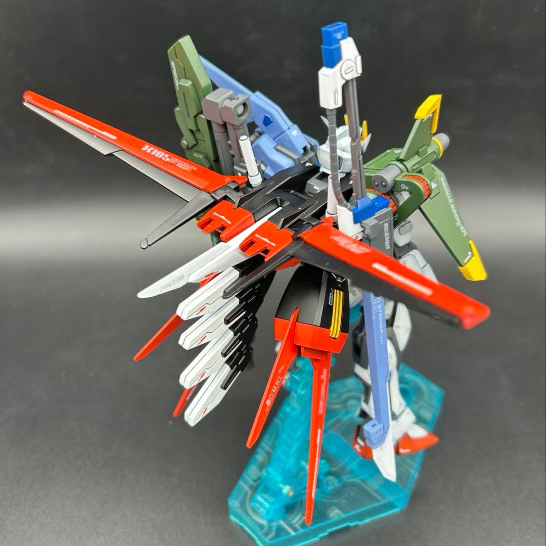 ガンプラ塗装済完成品 EGストライクガンダム三体+オプション