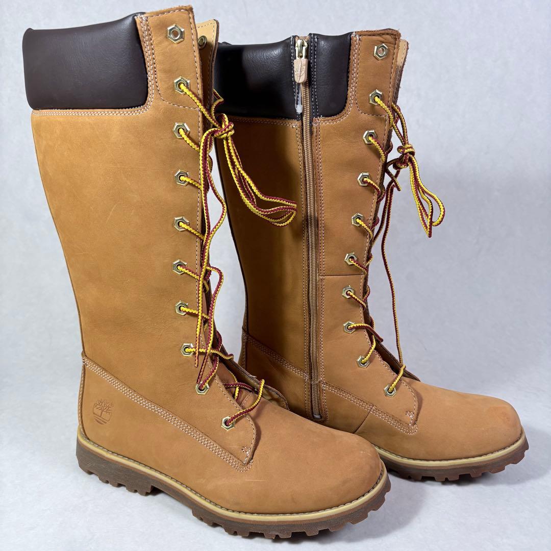 【デッドストック】Timberland ロングブーツ 23.5cm 未使用 箱付