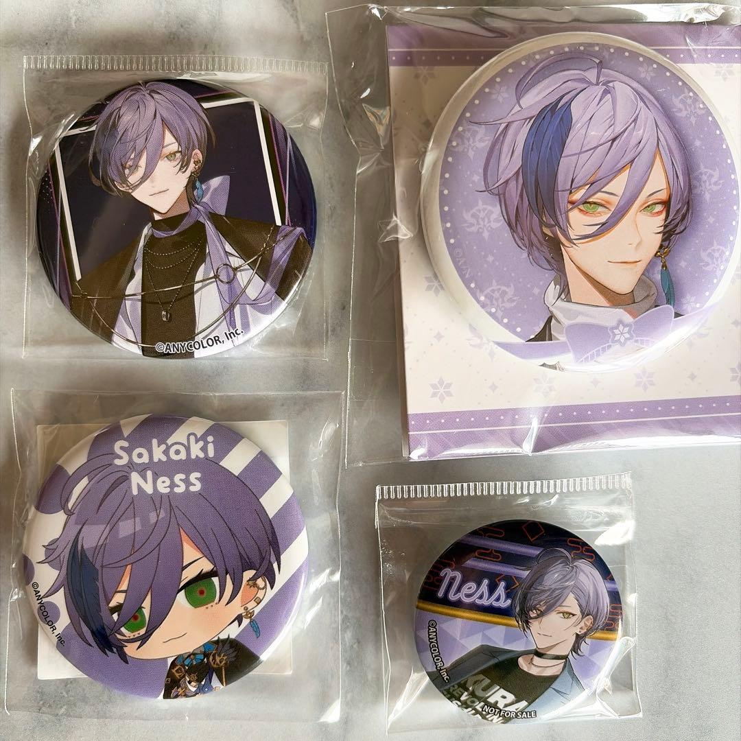 榊ネス 缶バッジ 4点 ぷち 串カツ でんがな ウィンターデート 2024