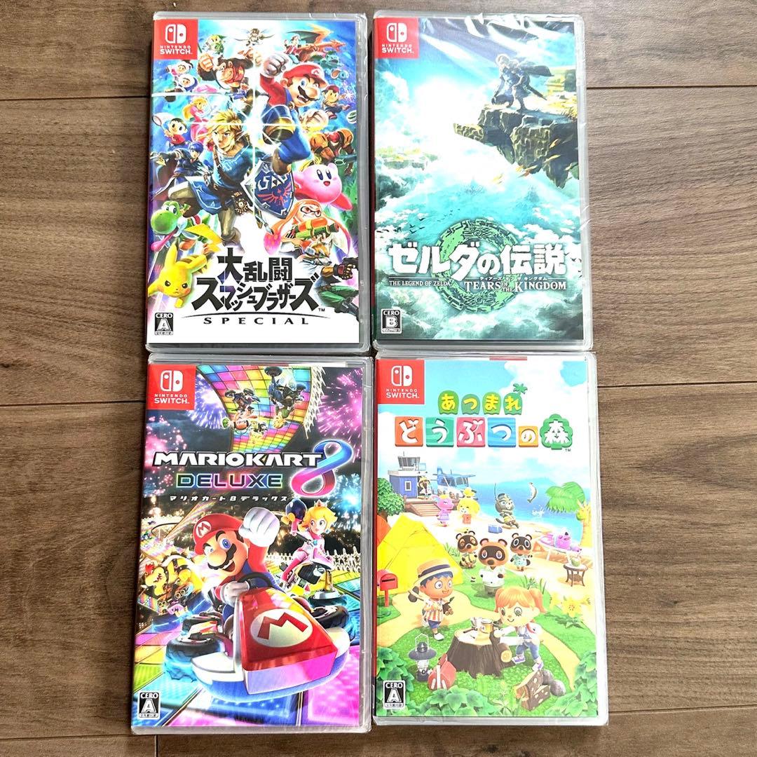 Nintendo Switch ソフト4本 新品未開封 - メルカリ