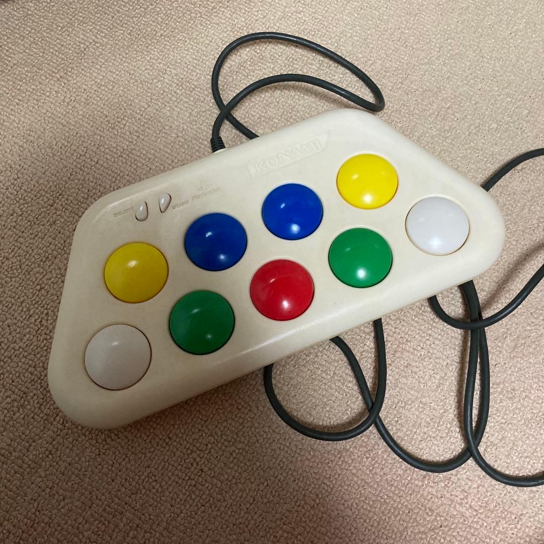 ポップンミュージック PS2コントローラーとゲームセット［動作未確認