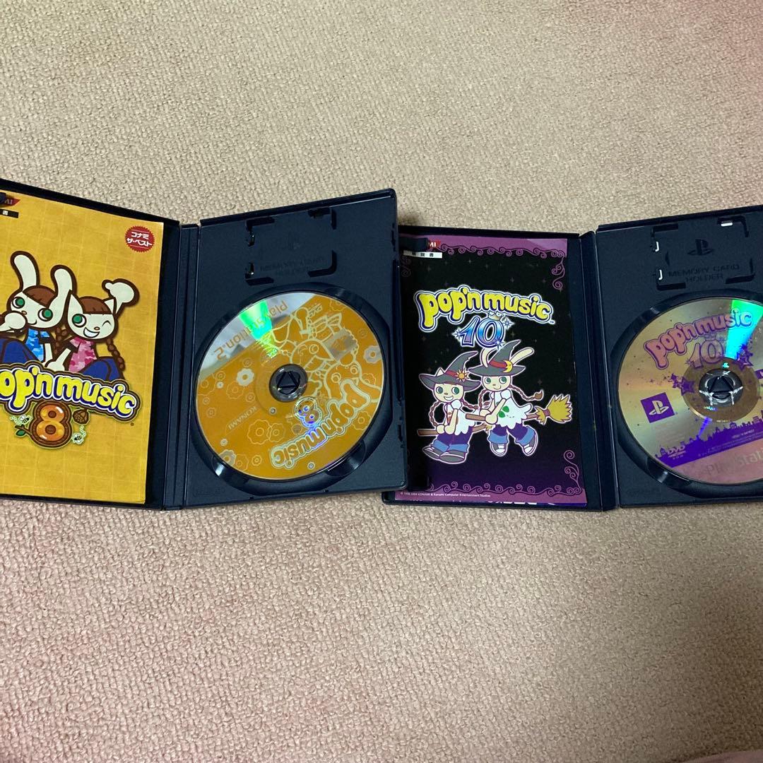 ポップンミュージック PS2コントローラーとゲームセット［動作未確認