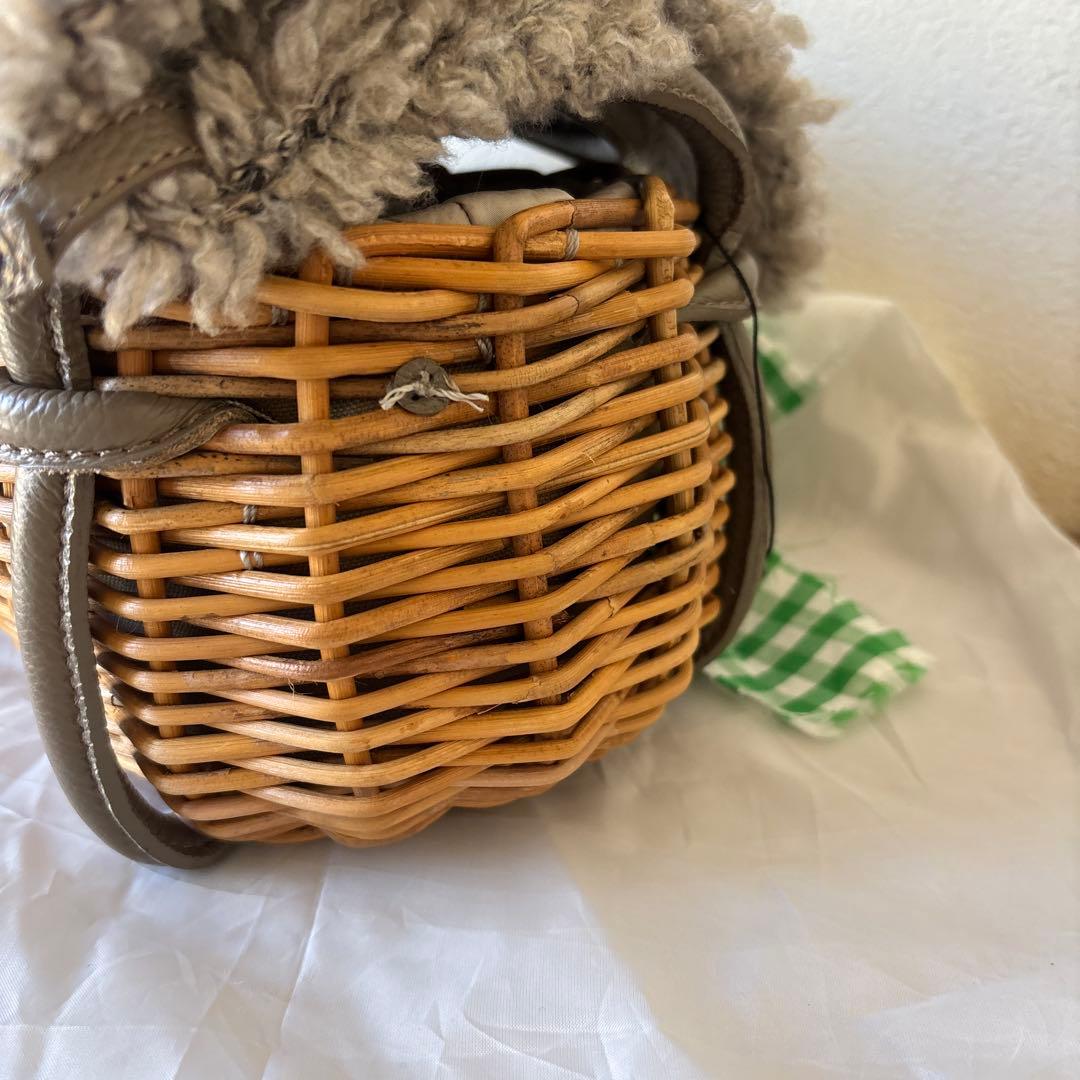 エバゴス フニュシュリンク スウィートPバスケット カシミヤ グレー