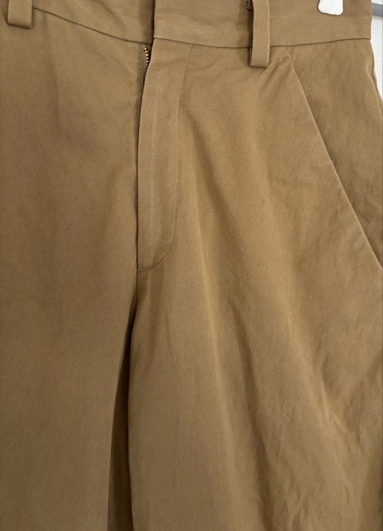 Plage☆R'IAM WIDE チノパンツ キャメル 34 - メルカリ