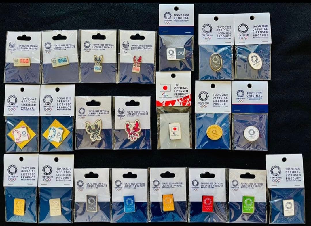 新品未開封品 東京2020公式ライセンスグッズ オリンピックピンバッチ