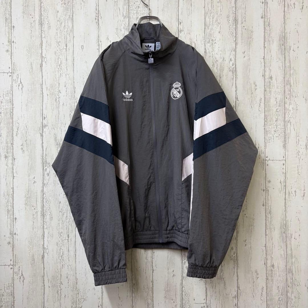 激レア】アディダスオリジナルス ナイロンジャケット レアルマドリード