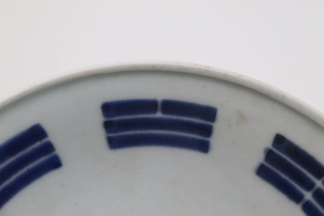 中国 染付 牡丹八卦紋中皿 古染 送料込み251007 - メルカリ