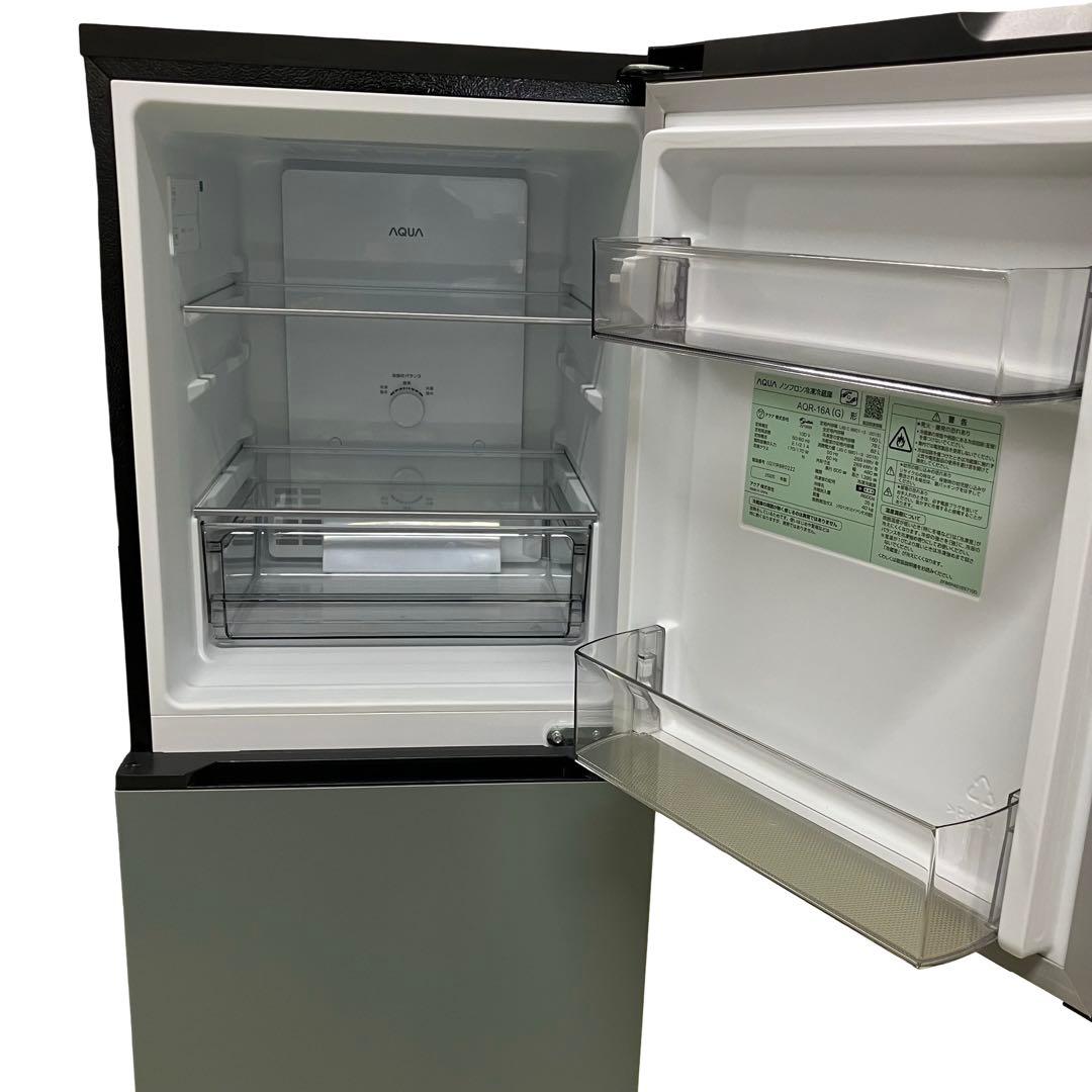 極美品】AQUA 冷蔵庫 157LAQR-16A SIMPLE＋ 2ドア右開き - メルカリ